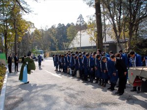 伊勢神宮献納行事 安全祈願、植付け作業