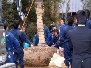 伊勢神宮献納行事 安全祈願、植付け作業