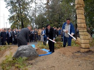 伊勢神宮献納行事 献木・外宮