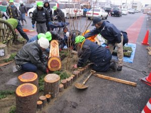 若林区東通仮設住宅 への支援活動