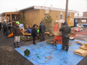 若林区東通仮設住宅 への支援活動