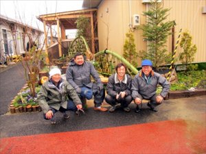 若林区東通仮設住宅 への支援活動