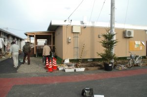 若林区東通仮設住宅 への支援活動