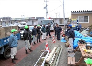 若林区東通仮設住宅 への支援活動