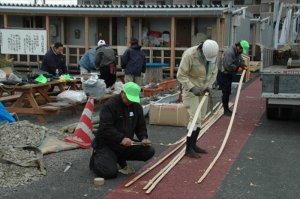 若林区東通仮設住宅 への支援活動