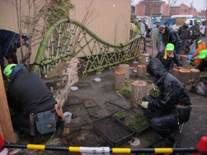 若林区東通仮設住宅 への支援活動