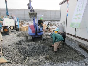 東松島市グリーンタウンやもと２仮設住宅への支援