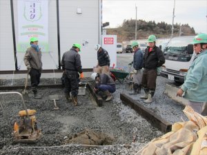 東松島市グリーンタウンやもと２仮設住宅への支援