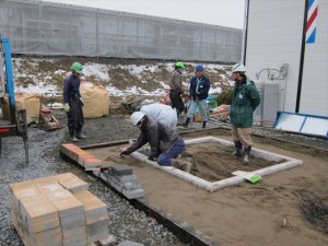 東松島市グリーンタウンやもと２仮設住宅への支援