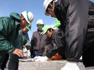 東松島市グリーンタウンやもと２仮設住宅への支援